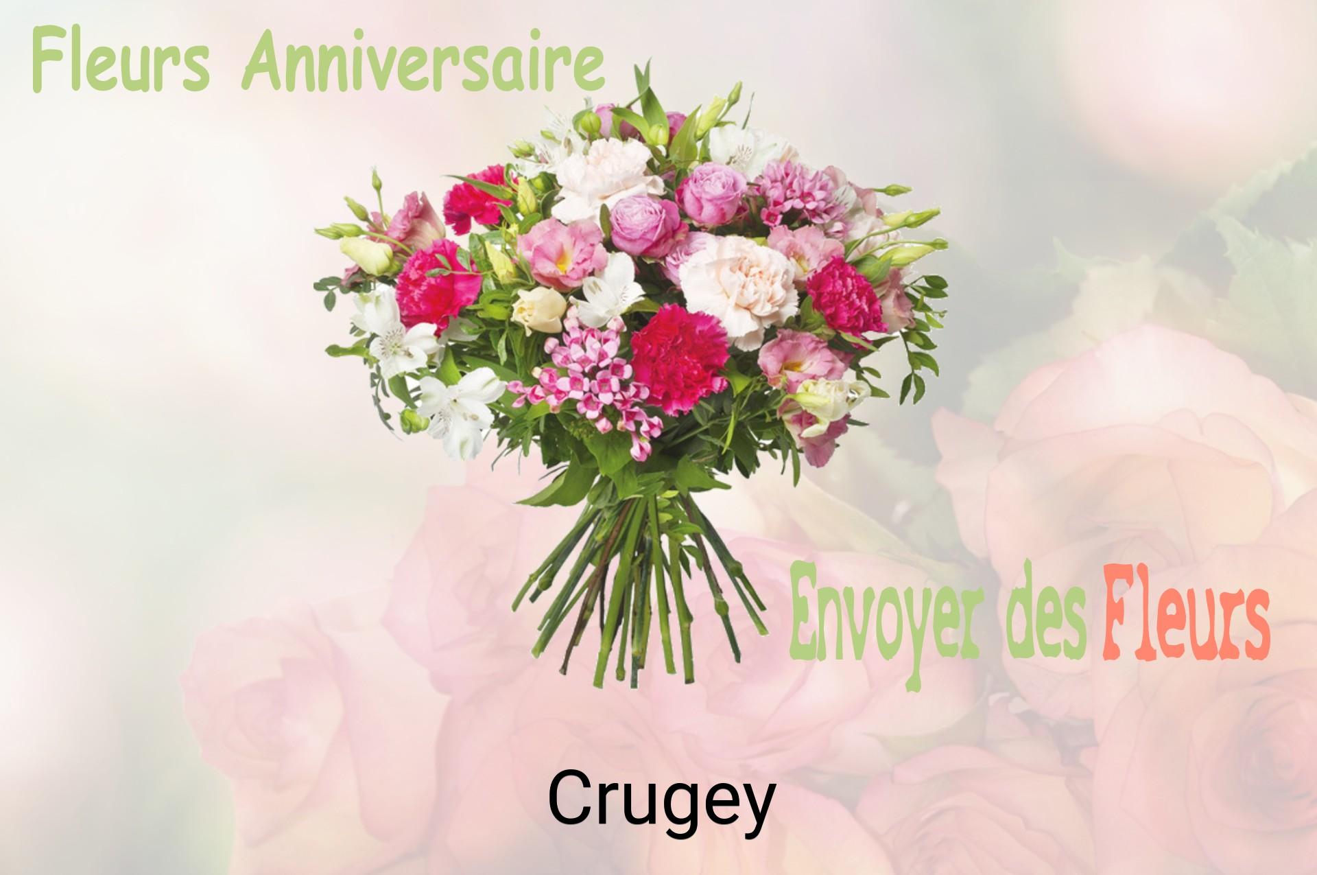 Bouquet de fleurs d’anniversaire livré à Crugey